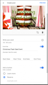 Google Live POsts For Events